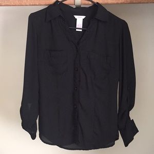 Long Sleeve Black Shirt